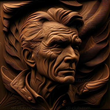 3D model Michael Parks American artist (STL)
